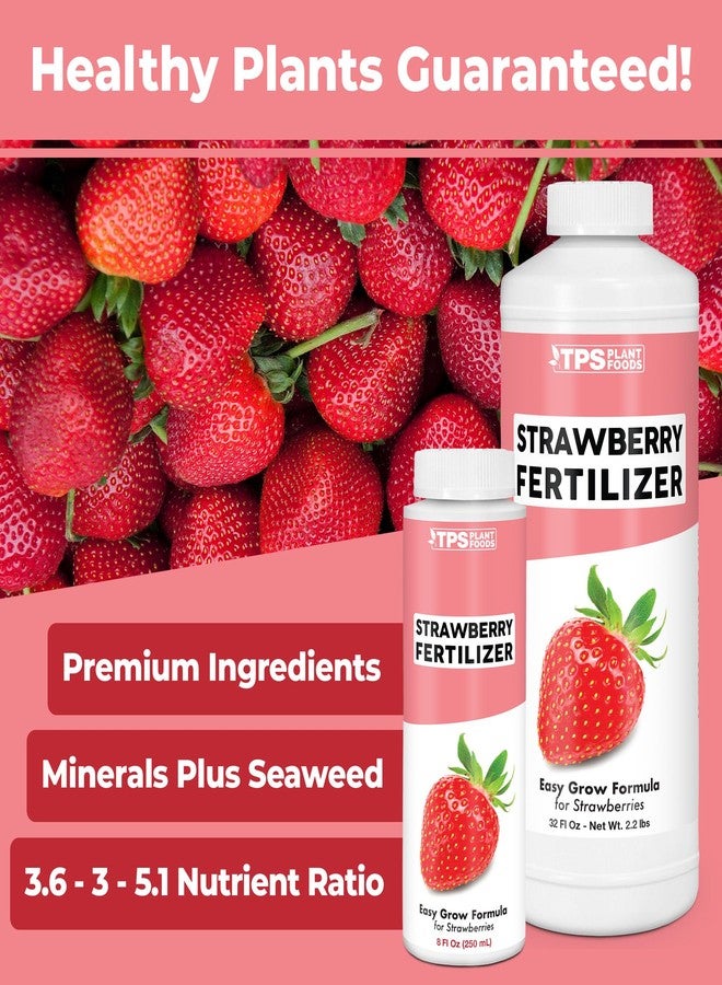 TPS NUTRIENTS Strawberry Fertilizer for Fruit and Berry Gardens, Liquid Plant Food 8 oz (250mL) - Image 2